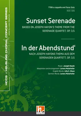 Sunset Serenade Choral single edition TTBB