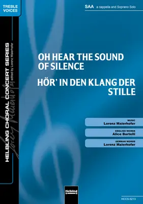 Oh Hear the Sound of Silence Choral single edition SSA