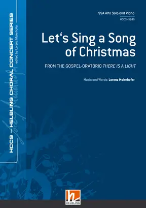 Let's Sing a Song of Christmas Choral single edition SSA