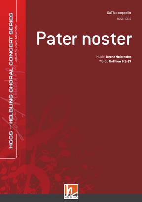 Pater noster Choral single edition SATB divisi