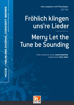 Merry Let the Tune Be Sounding Choral single edition SAA