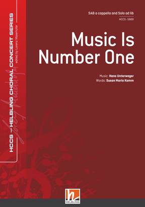 Music Is Number One Choral single edition SAB