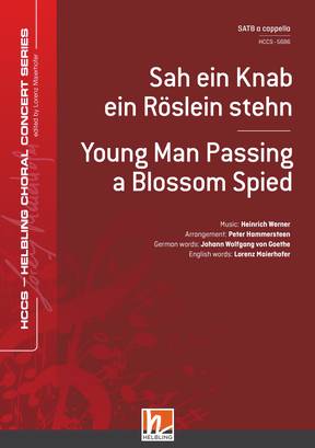 Young Man Passing a Blossom Spied Choral single edition SATB