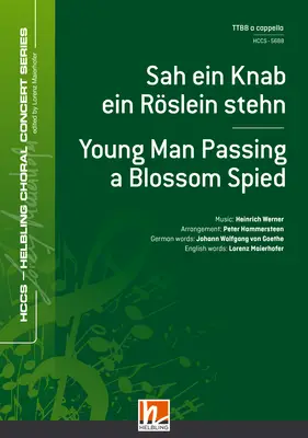 Young Man Passing a Blossom Spied Choral single edition TTBB