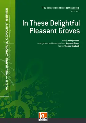 In These Delightful Pleasant Groves Choral single edition TTBB