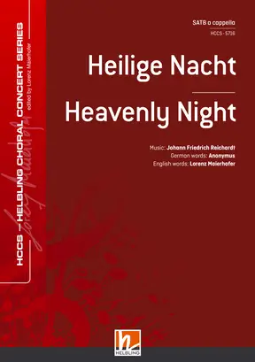 Heilige Nacht Choral single edition SATB