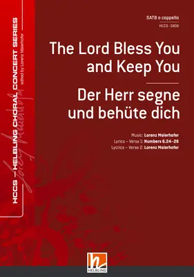 The Lord Bless You and Keep You Choral single edition SATB