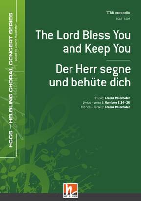 The Lord Bless You and Keep You Choral single edition TTBB