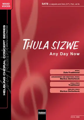 Thula sizwe Choral single edition SATB