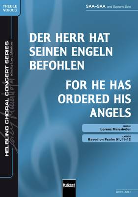 For He has Ordered His Angels Choral single edition SAA-SAA