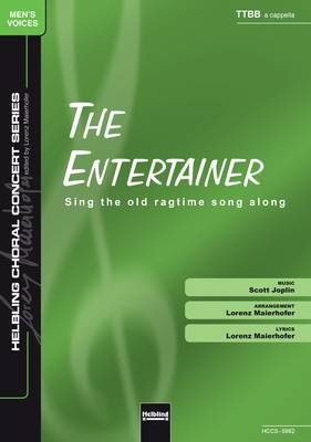 The Entertainer Choral single edition TTBB