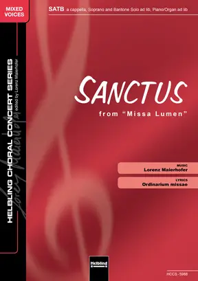 Sanctus Choral single edition SATB