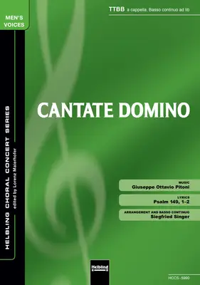 Cantate Domino Choral single edition TTBB