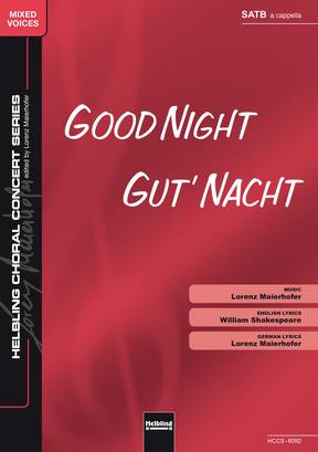Good Night Choral single edition SATB