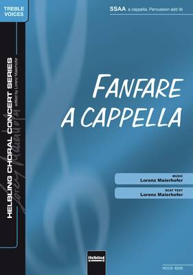 Fanfare a cappella Choral single edition SSAA
