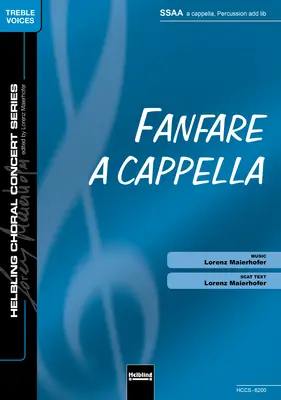 Fanfare a cappella Choral single edition SSAA