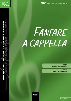 Fanfare a cappella Choral single edition TTBB