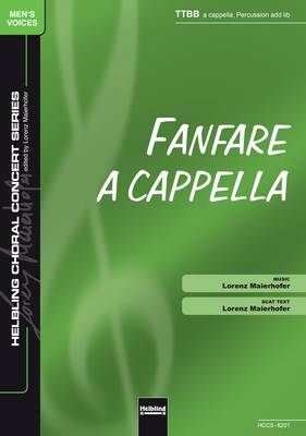 Fanfare a cappella Choral single edition TTBB