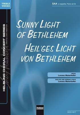 Sunny Light of Bethlehem Choral single edition SAA