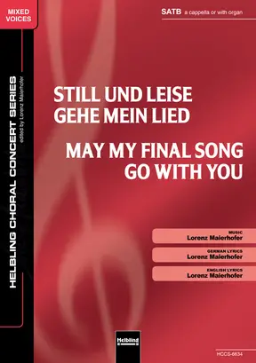 May My Final Song Go with You Choral single edition SATB