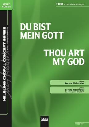Thou Art My God Choral single edition TTBB