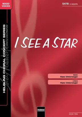 I See a Star Choral single edition SATB