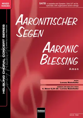 Aaronic Blessing Choral single edition SATB