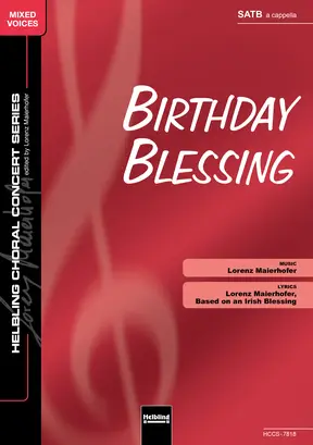 Birthday Blessing Choral single edition SATB