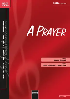 A Prayer Choral single edition SSATBB