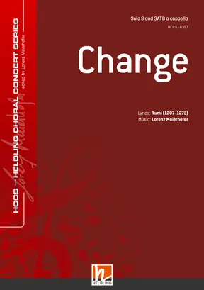 Change Choral single edition SATB