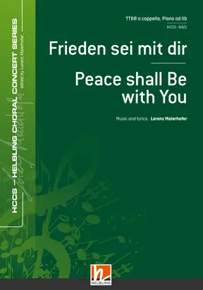 Peace shall Be with You Choral single edition TTBB