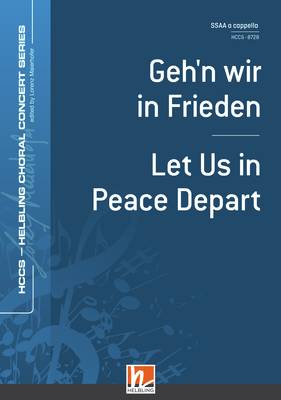 Let Us in Peace Depart Choral single edition SAA