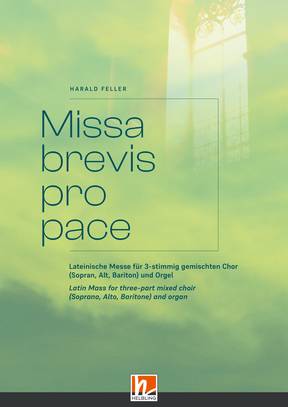 Missa brevis pro pace Choral Score SABar