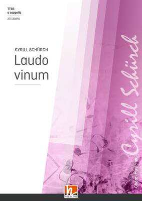 Laudo vinum Choral single edition TTBB