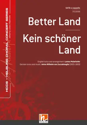 Kein schöner Land Choral single edition SATB