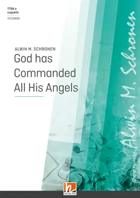 God has Commanded All His Angels Choral single edition TTBB
