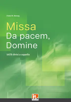 Missa Da pacem, Domine Choral Score SATB divisi