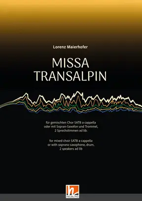 Missa Transalpin Choral Score SATB