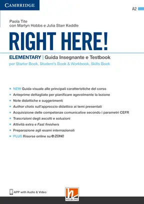 RIGHT HERE! Elementary Guida Insegnante e Testbook