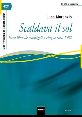 Scaldava il sol Choral single edition SSATB