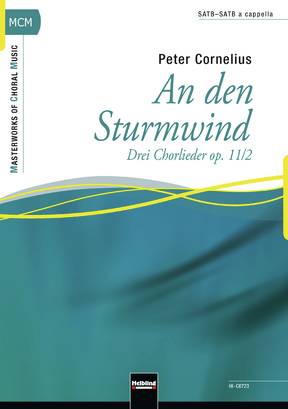 An den Sturmwind Choral single edition SATB-SATB
