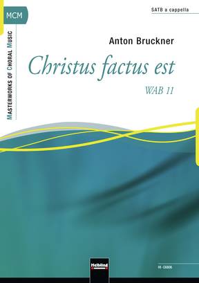 Christus factus est Choral single edition SATB
