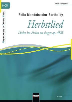 Herbstlied Choral single edition SATB