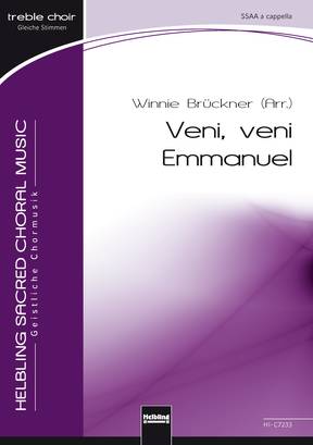 Veni, veni Emmanuel Choral single edition SSAA