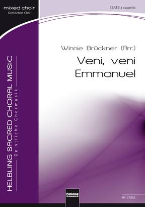 Veni, veni Emmanuel Choral single edition SSATB