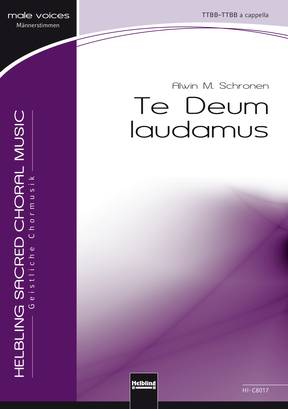 Te Deum laudamus Choral single edition TTBB-TTBB