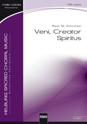 Veni, Creator Spiritus Choral single edition TTBB