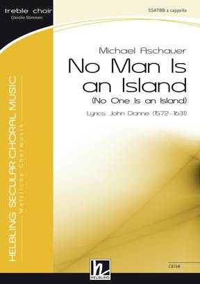 No Man Is an Island Choral single edition SSATBB