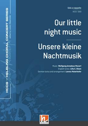 Our Little Night Music Choral single edition SAA