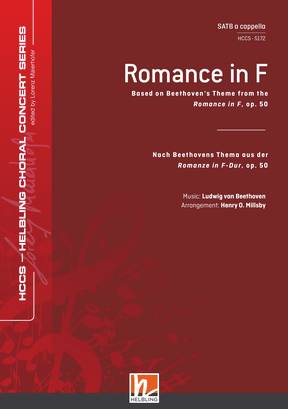Romance in F Choral single edition SATB
